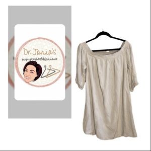 Off the shoulder white embroidered pineapples